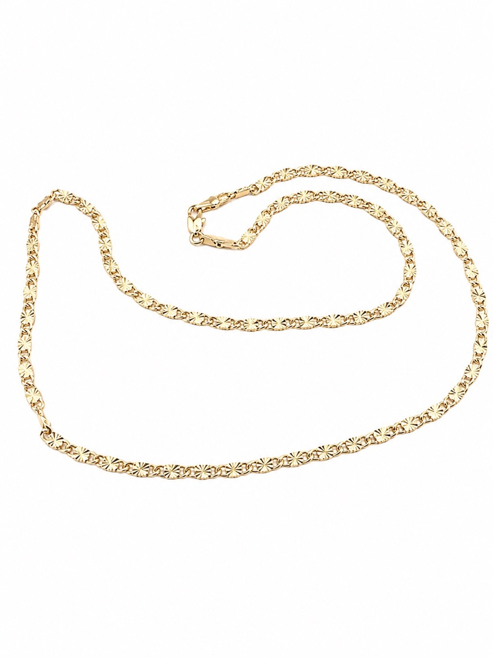 Delicate Diamond Cut Gold-Filled Chain Necklace